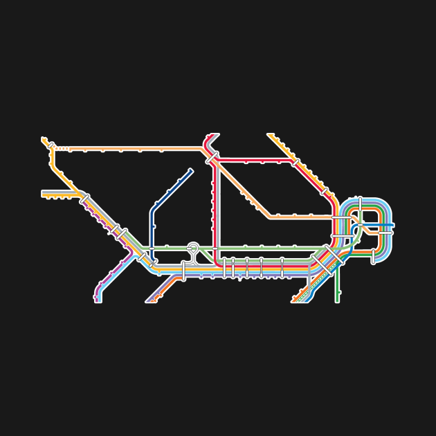 Sydney Rail Network by Simontology