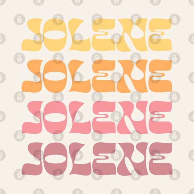 Jolene - Retro Dolly Parton Lyrics Design by DankFutura