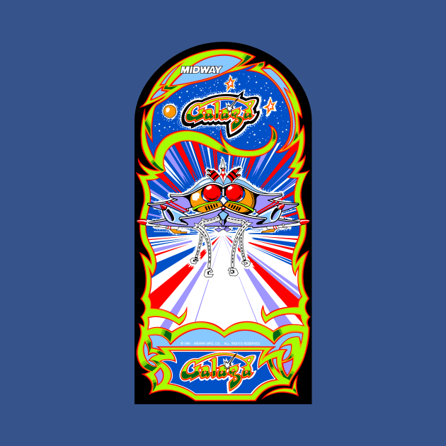 Galaga Cabinet Art Shirt by RoswellWitness