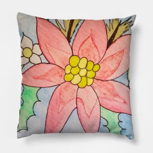 Holiday Floral Blend Pillow