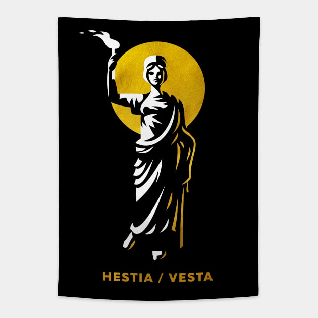 Hestia / Vesta Tapestry by DISOBEY