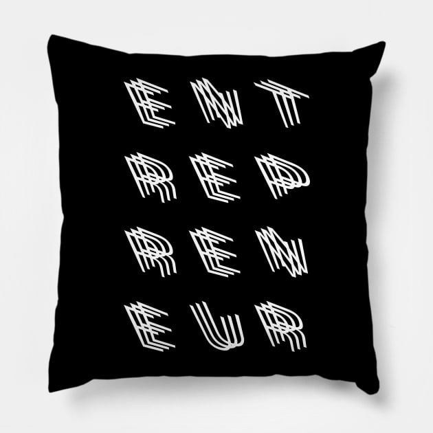 Eternal Entrepreneur : 4x3 Stutter Pillow by FOOTBALL IS EVERYTHING