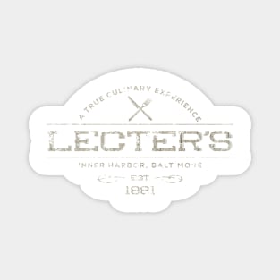 Lecter's - Vintage Magnet