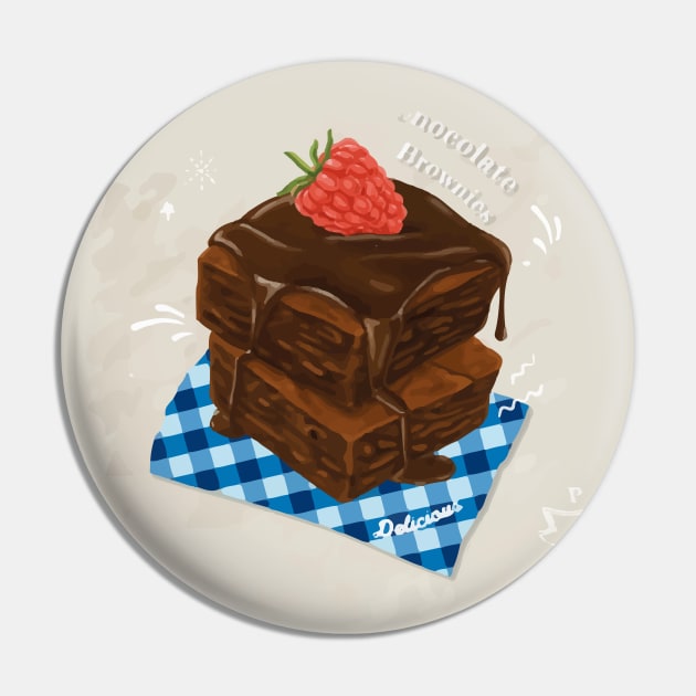 Chocolate brownie or its a sin Pin by Evgenija.S