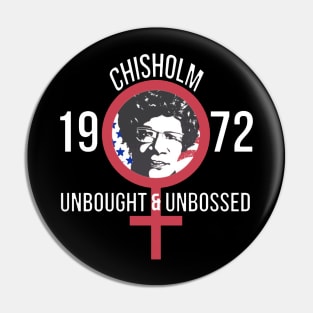 Shirley Chisholm 1972 Pin