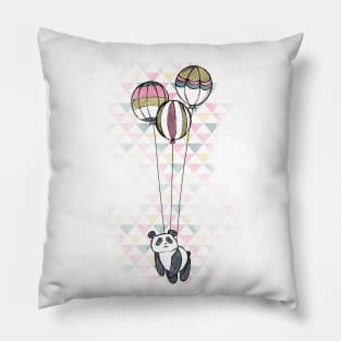 Cute Panda-monium Balloons! Pillow