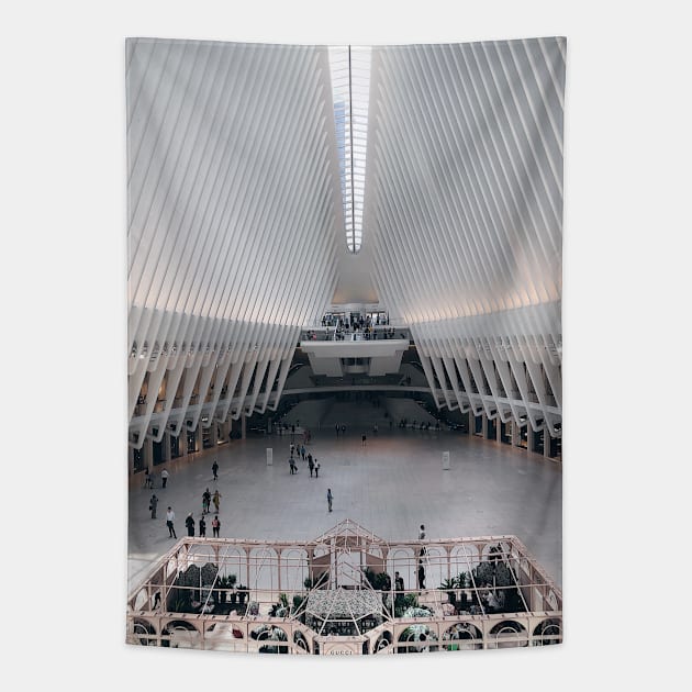 The Oculus - NYC Financial District Tapestry by offdutyplaces