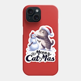 Merry Cat-Mas Phone Case