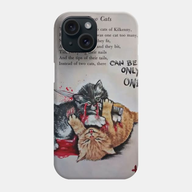 There can be only one Phone Case by Toby Sasquatch