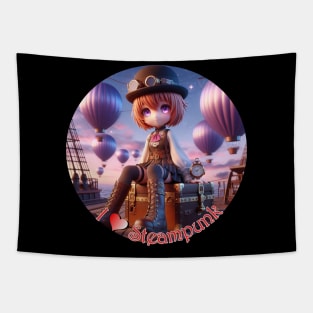 I Love Steampunk Tapestry