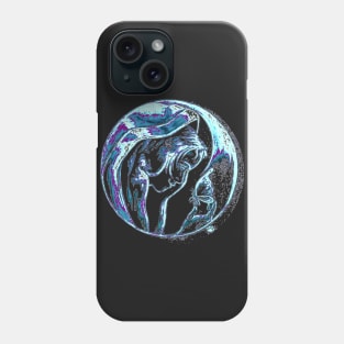 Soul to Soul Girl and Butterfly Meeting Phone Case