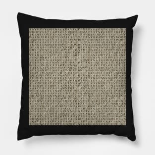 Word Search: Witches and Wizards Pillow