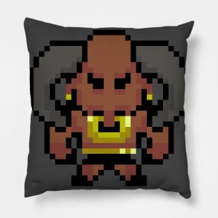 Minotaur 32 Bit Pixel Art Pillow