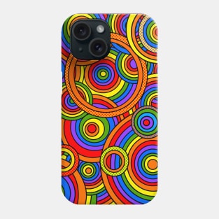 Colorful hippy Rainbow Love Art Phone Case