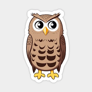 Single Owl Magnet