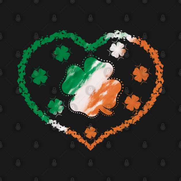 Heart Irish Clover by Xatutik-Art