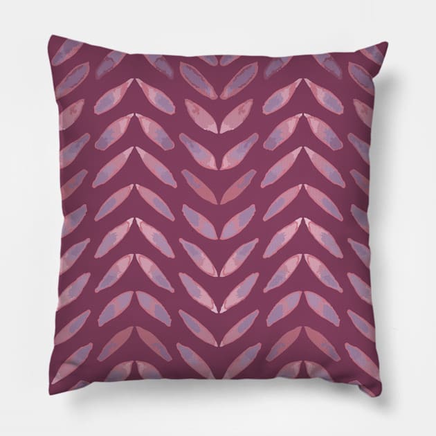 Watercolour sycamore seed pods Pillow by FrancesPoff