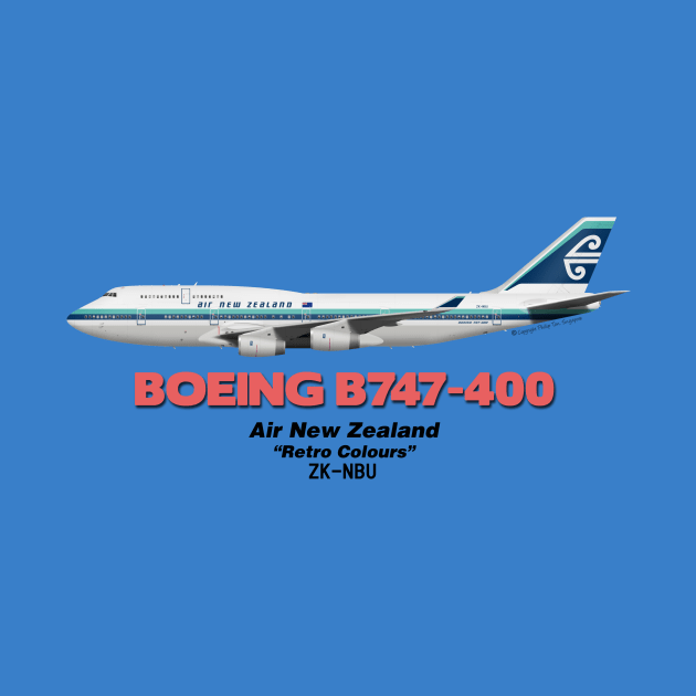 Boeing B747-400 - Air New Zealand "Retro Colours" by TheArtofFlying