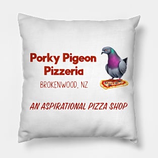 Porky Pigeon Pizza Pillow