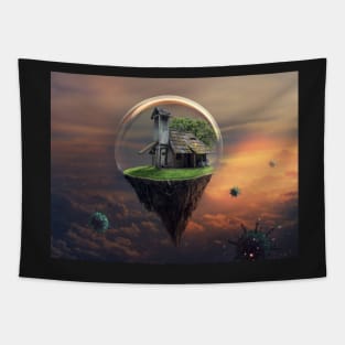 Quarantine in space Tapestry