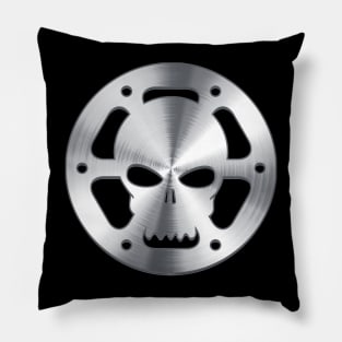 Cinema Film Roll Metal Skull Pillow