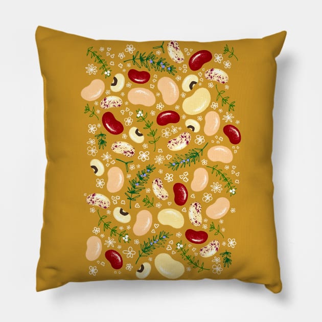 Bean Thinking of You Pillow by PerrinLeFeuvre