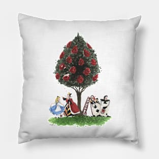 Alice and the Queen Pillow