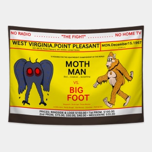 Mothman vs. Bigfoot Tapestry