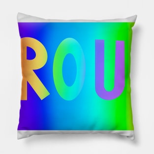 Gay and Proud - LGBTQ Pride Love - gift idea Pillow