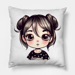 Japanese Manga Character Drawing Pillow