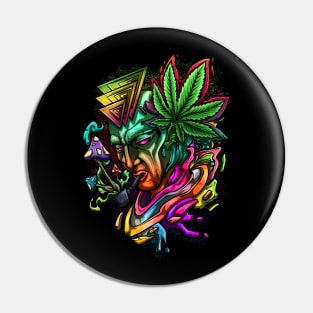 Psychedeslic Pipe Pin