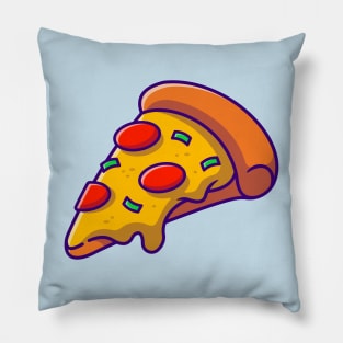 Pizza Melted Cartoon Pillow