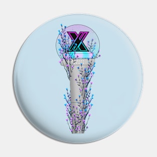 Xdinary Heroes Floral Lightstick kpop Pin