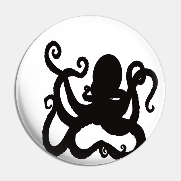 Kraken octopus sea monster Pin by Xatutik-Art