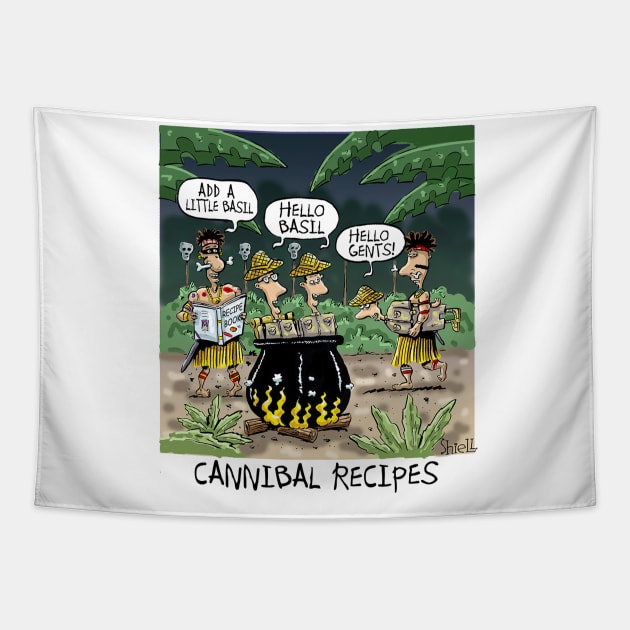 Cannibal Recipes Tapestry by macccc8