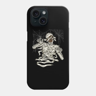 Mummy smile happy halloween Phone Case