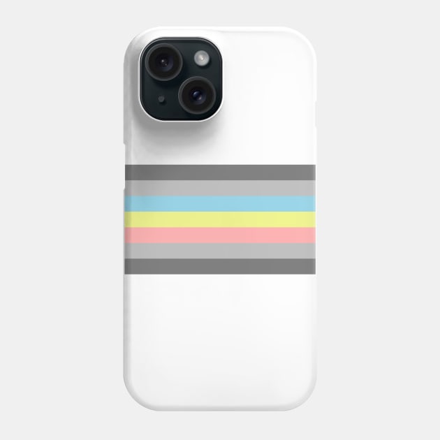 Demiflux Gender Identity Flag Phone Case by AnnaBanana