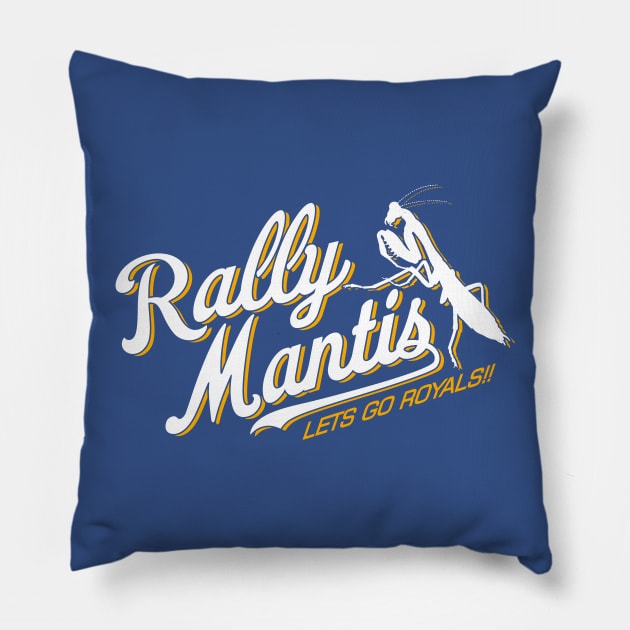 rally mantis Pillow by ilovemubs