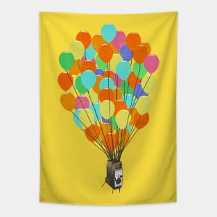 CAMERA BALLOONS Tapestry