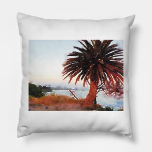 Sunset by the Beach Pillow