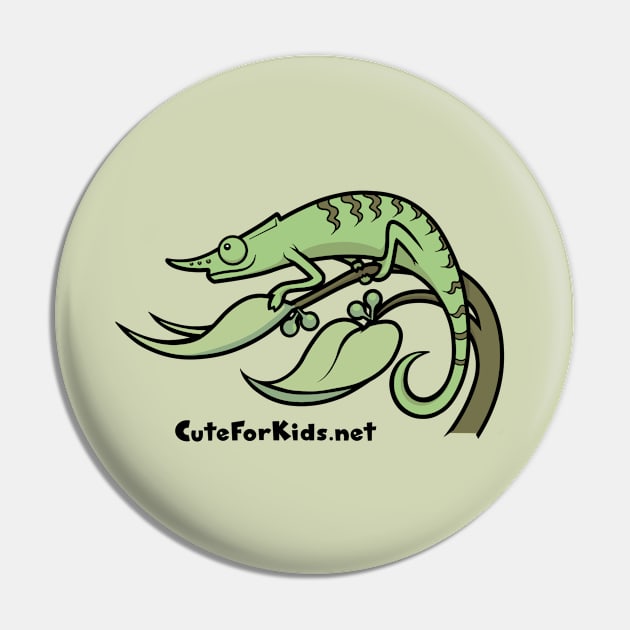 CuteForKids - Boettger's Chameleon Pin by VirtualSG