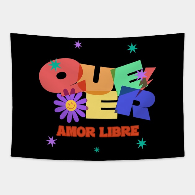 pride, queer, amore libre Tapestry by Zipora