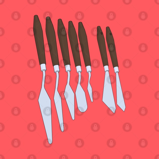 Palette knives set by DiegoCarvalho