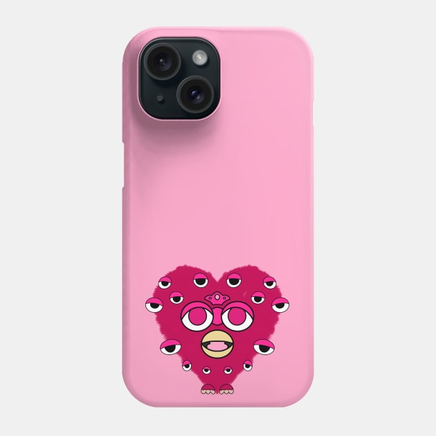 Biblically Accurate Heart Furby Phone Case by AlienClownThings