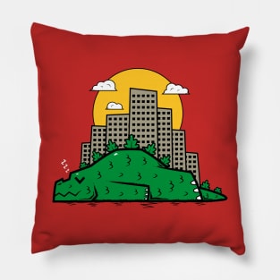 Lazy Kaiju Pillow