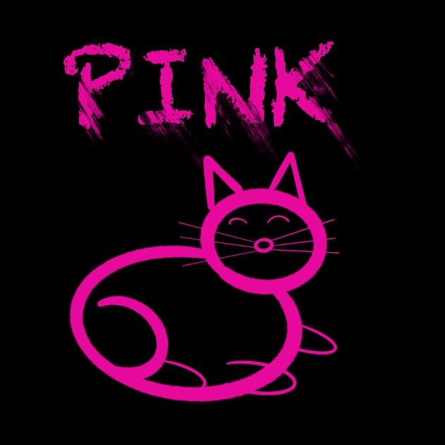 Cute pink cat by WelshDesigns