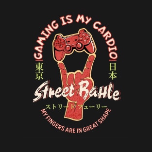 Arcade games retro gaming is cardio e sport Vintage 90s 80s classic funny T-Shirt