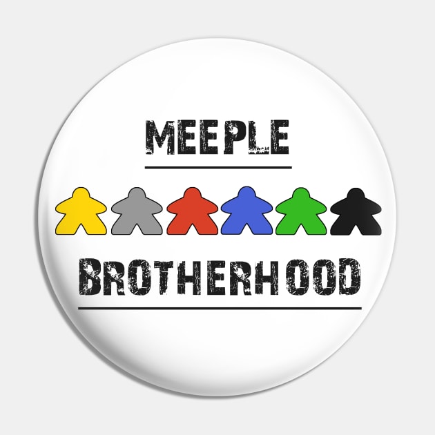 Meeple Brotherhood Pin by SkyBoardGamingStore