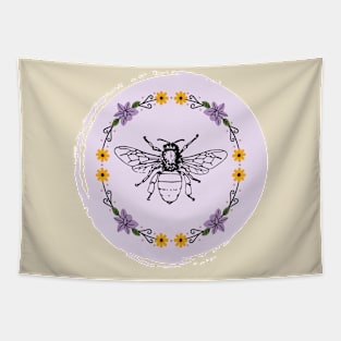 Pastel Bee Tapestry