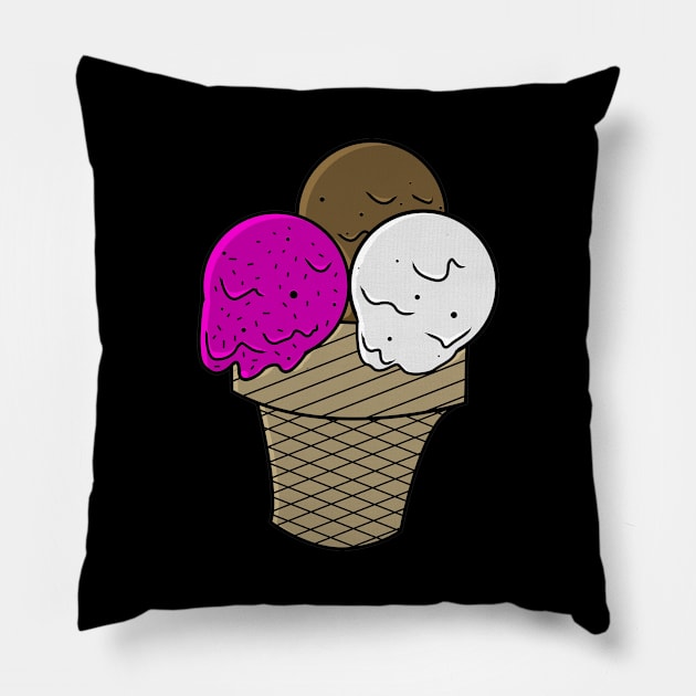 Ice cream Pillow by Darts design studio